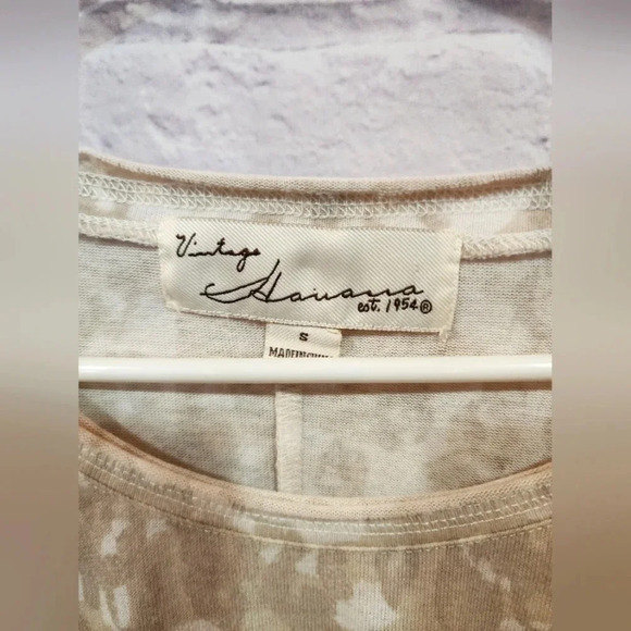 Vintage Havana leopard print, crew neck, cropped blouse with a tie front Sz S - Picture 7 of 7